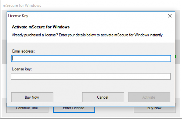 Msecure windows 3.5.6